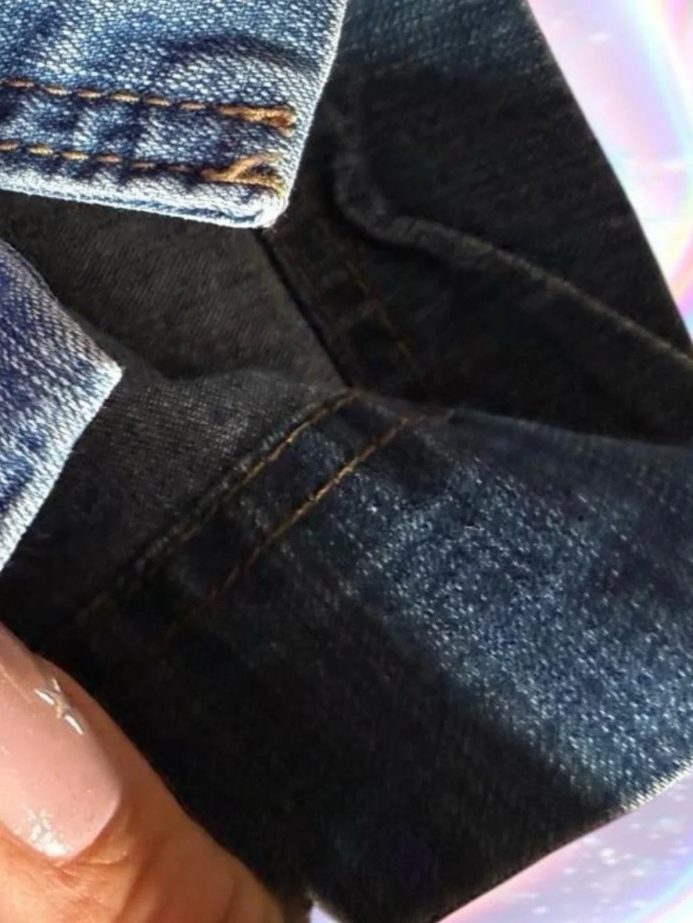 Bandolino Blue Denim Bermuda Shorts